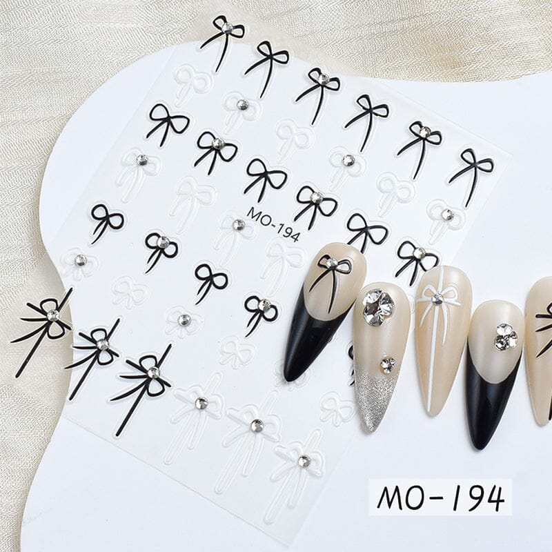 Bowknot 3D Nail Sticker MO-194 Nail Art No Brand 