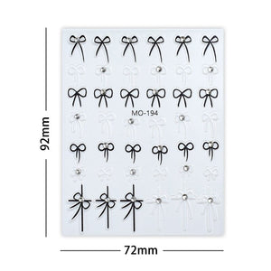 Bowknot 3D Nail Sticker MO-195 Nail Art No Brand 