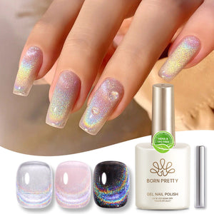 Rainbow Cat Magnetic Gel MY110 Omnipotent 15ml HEMA/TPO FREE Gel Nail Polish BORN PRETTY 