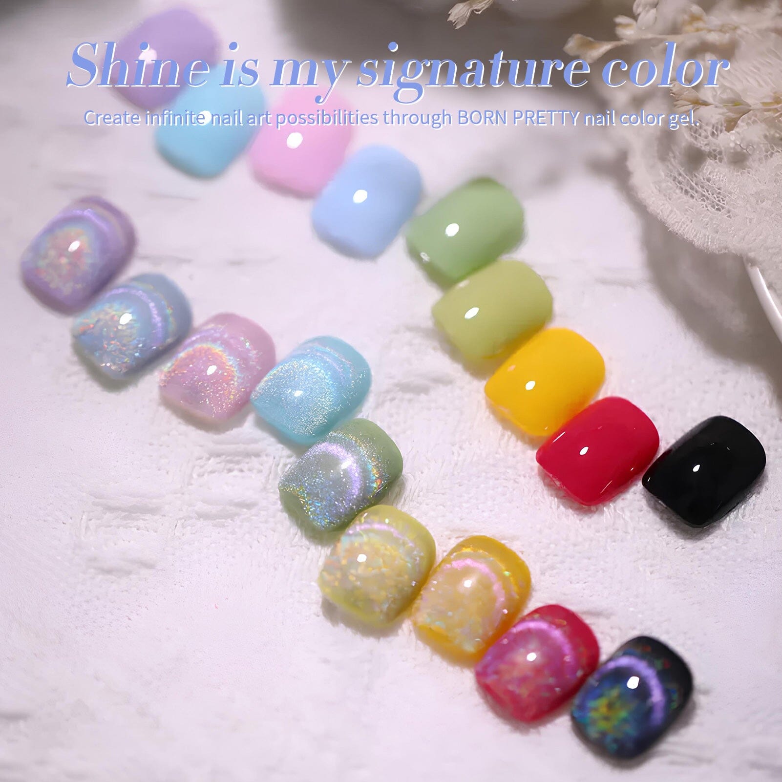 Rainbow Cat Magnetic Gel MY110 Omnipotent 15ml HEMA/TPO FREE Gel Nail Polish BORN PRETTY 
