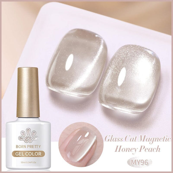 Water Light Cat Magnetic Gel Polish Polka Dots 10ml Gel Nail Polish BORN PRETTY MY96 