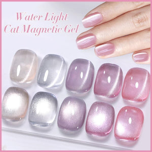 Water Light Cat Magnetic Gel Polish MY96 Honey Peach 10ml Gel Nail Polish BORN PRETTY 
