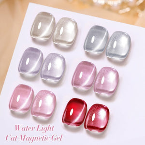 6 Colors Water Light Cat Magnetic Gel Polish Set 10ml Gel Nail Polish BORN PRETTY 