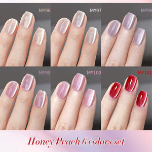 Water Light Cat Magnetic Gel Polish MY101 Honey Peach 10ml Gel Nail Polish BORN PRETTY 