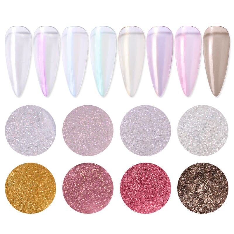 Pearl Nail Powder 5g Nail Powder NICOLE DIARY 8 Colors 