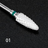 Nail Drill Bits Ceramic Grinding Head Tools & Accessories No Brand 01 