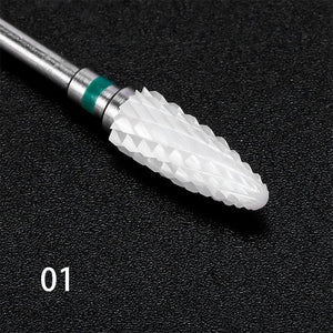 Nail Drill Bits Ceramic Grinding Head Tools & Accessories No Brand 01 