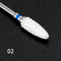 Nail Drill Bits Ceramic Grinding Head Tools & Accessories No Brand 02 