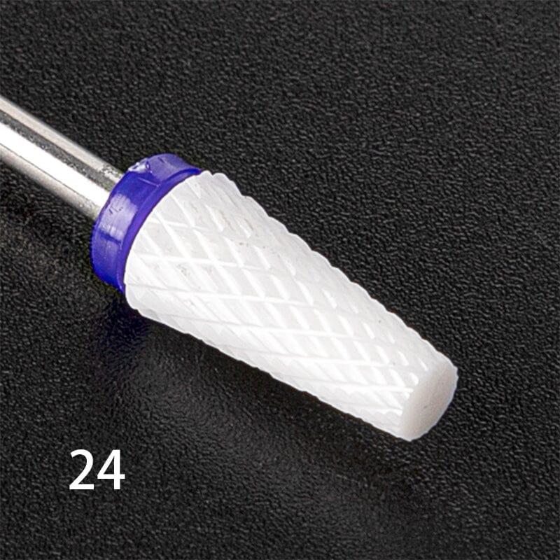 Nail Drill Bits Ceramic Grinding Head Tools & Accessories No Brand 24 