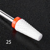 Nail Drill Bits Ceramic Grinding Head Tools & Accessories No Brand 25 