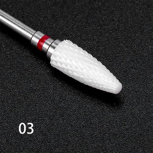 Nail Drill Bits Ceramic Grinding Head Tools & Accessories No Brand 03 