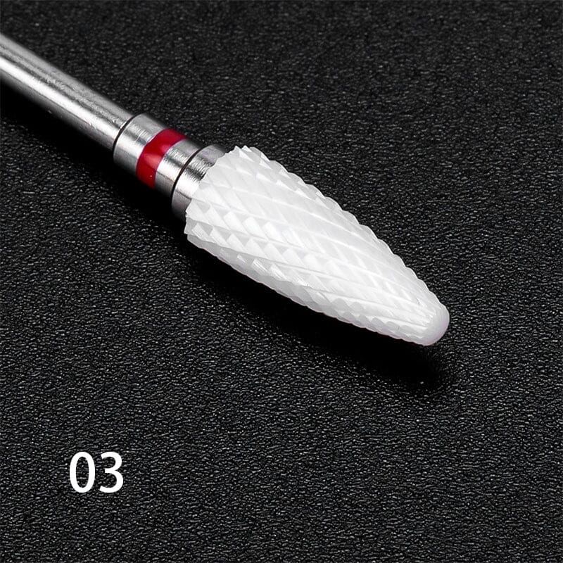 Nail Drill Bits Ceramic Grinding Head Tools & Accessories No Brand 03 