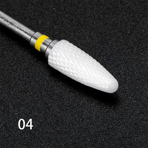 Nail Drill Bits Ceramic Grinding Head Tools & Accessories No Brand 04 