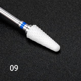 Nail Drill Bits Ceramic Grinding Head Tools & Accessories No Brand 09 