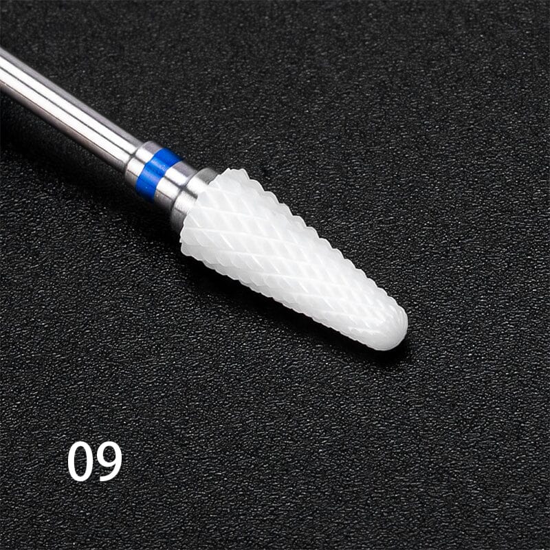 Nail Drill Bits Ceramic Grinding Head Tools & Accessories No Brand 09 