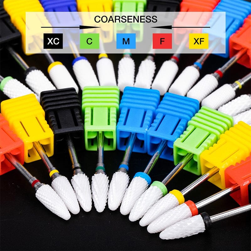 Nail Drill Bits Ceramic Grinding Head Tools & Accessories No Brand 