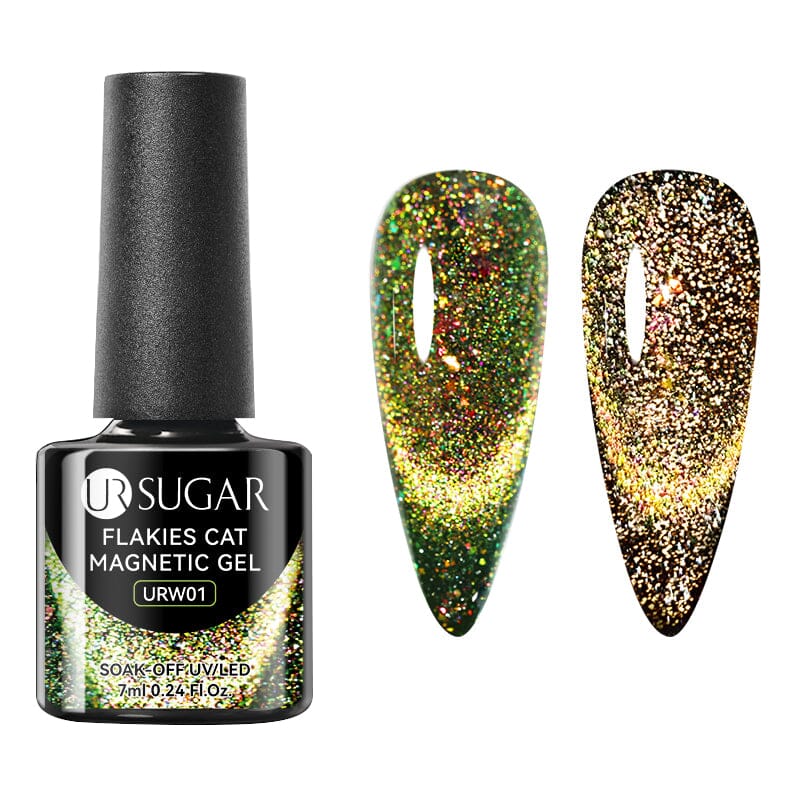 Flakies Cat Magnetic Gel 7ml Gel Nail Polish UR SUGAR URW01 