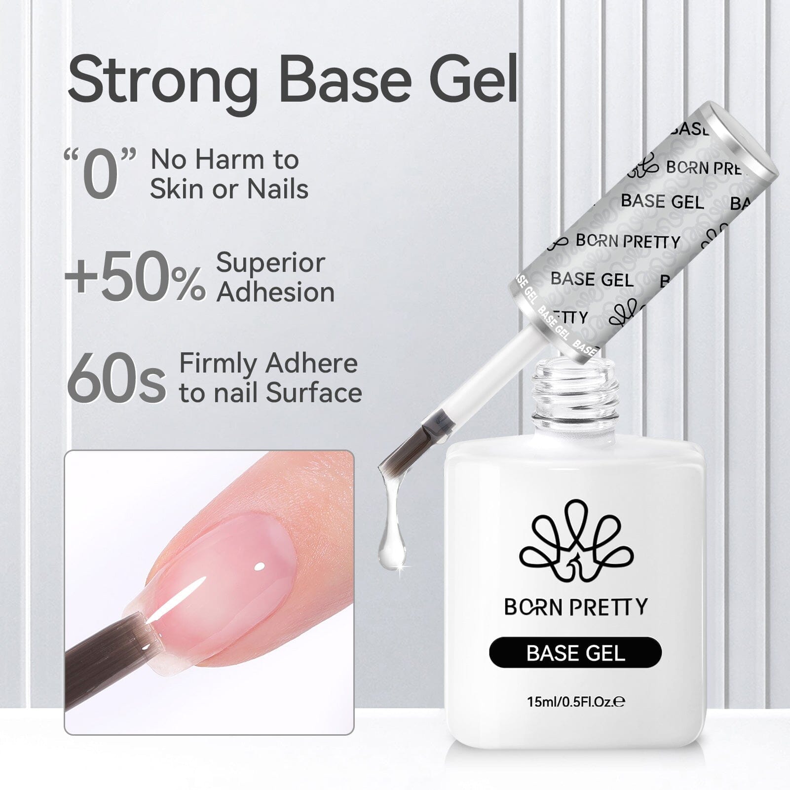 15ml Base Gel Gel Nail Polish BORN PRETTY 