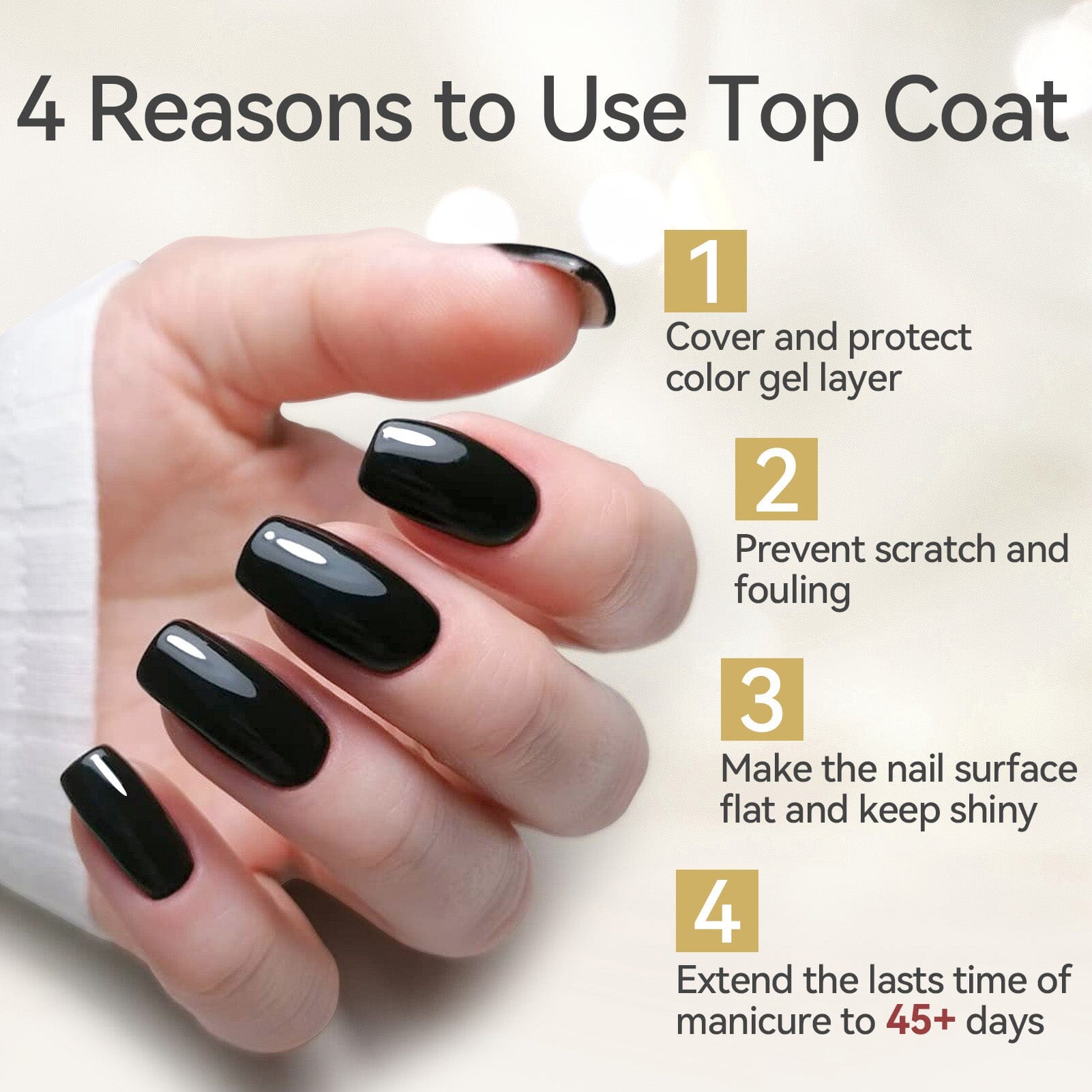 Super Top Coat 15ml Gel Nail Polish BORN PRETTY 