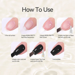 Super Top Coat 15ml Gel Nail Polish BORN PRETTY 