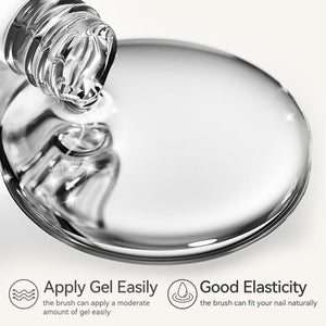 2 Bottles Base Gel Super Top Coat Set 15ml Gel Nail Polish BORN PRETTY 