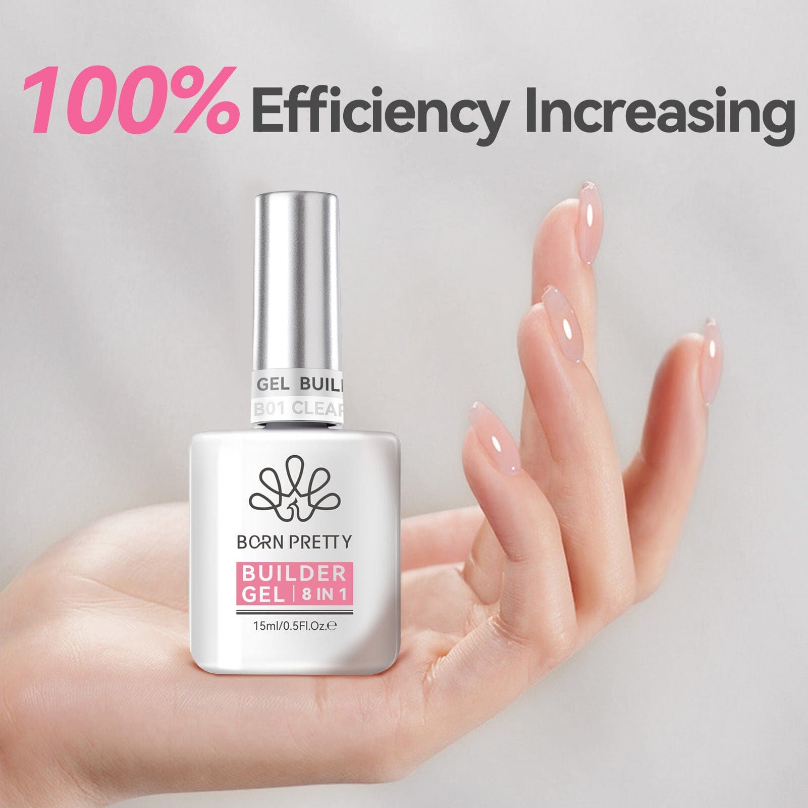 8 in 1 Builder Gel BG01 15ml Gel Nail Polish BORN PRETTY 