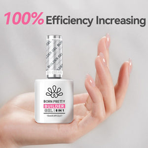 Clear 8 in 1 Builder Gel BG01 15ml Gel Nail Polish BORN PRETTY 