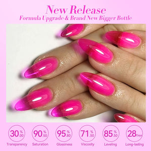 Hema-Free Ice Jelly Gel Polish #11 15ml Gel Nail Polish BORN PRETTY 