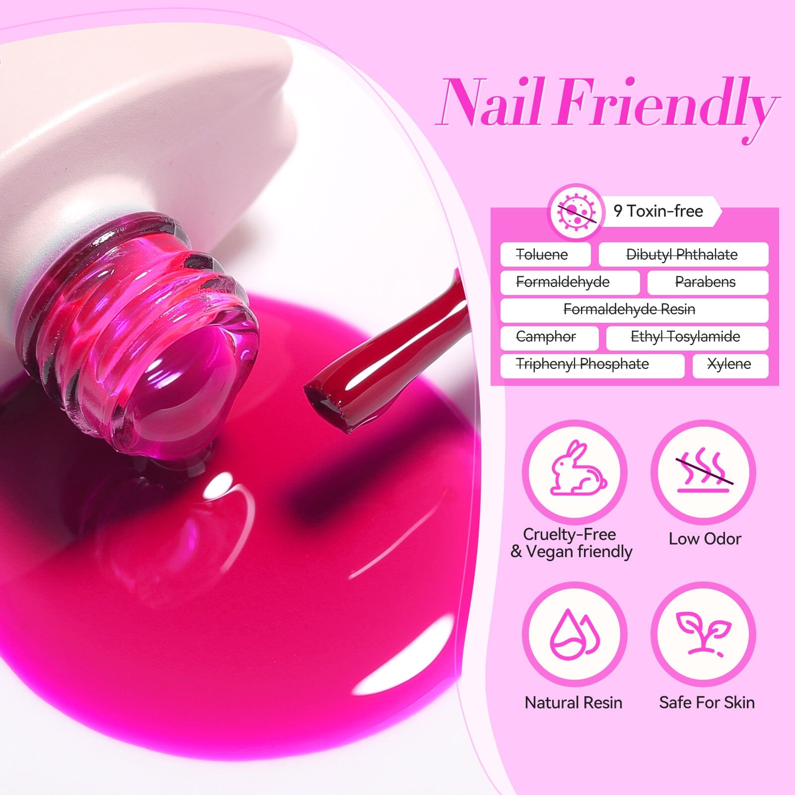 Hema-Free Ice Jelly Gel Polish #11 15ml Gel Nail Polish BORN PRETTY 