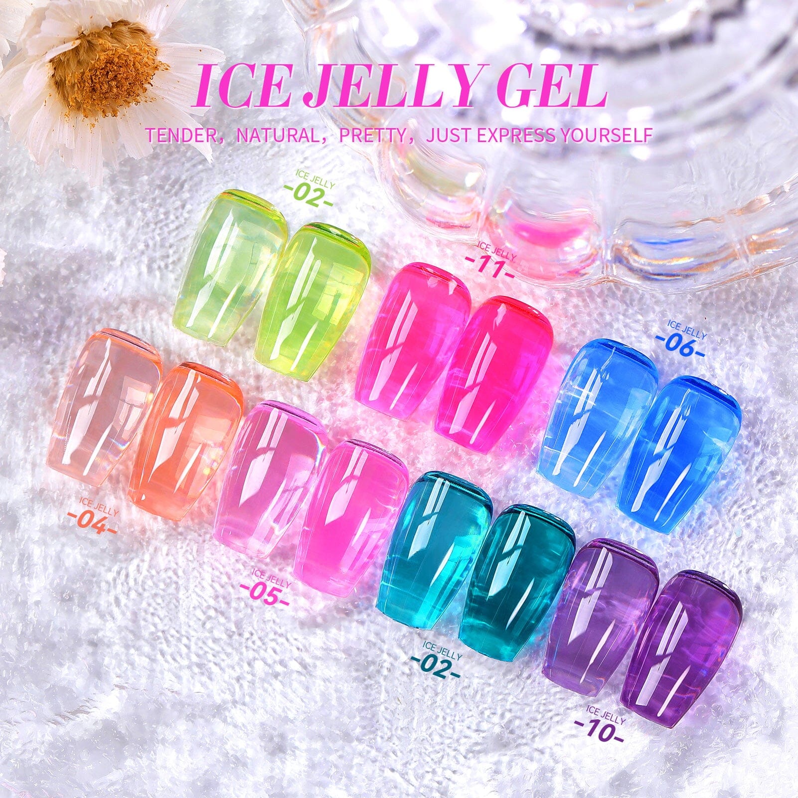 Hema-Free Ice Jelly Gel Polish #11 15ml Gel Nail Polish BORN PRETTY 