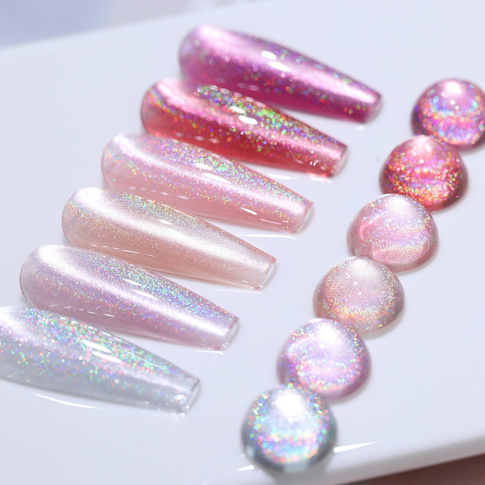 6 Colors Cat Magnetic Gel Iridescent Ceramic 7ml Gel Nail Polish BORN PRETTY 