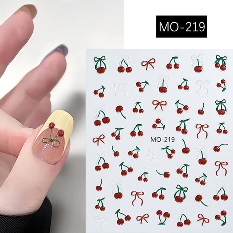 3D Nail Sticker MO-219 Nail Sticker No Brand 
