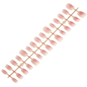 30pcs 15 Sizes Short Square Blush Gradient False Nail Tips Press on Nails Tools & Accessories No Brand 