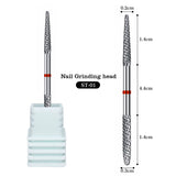 Double Ended Tungsten Carbide Nail Drill Bits Tools & Accessories No Brand ST-01 