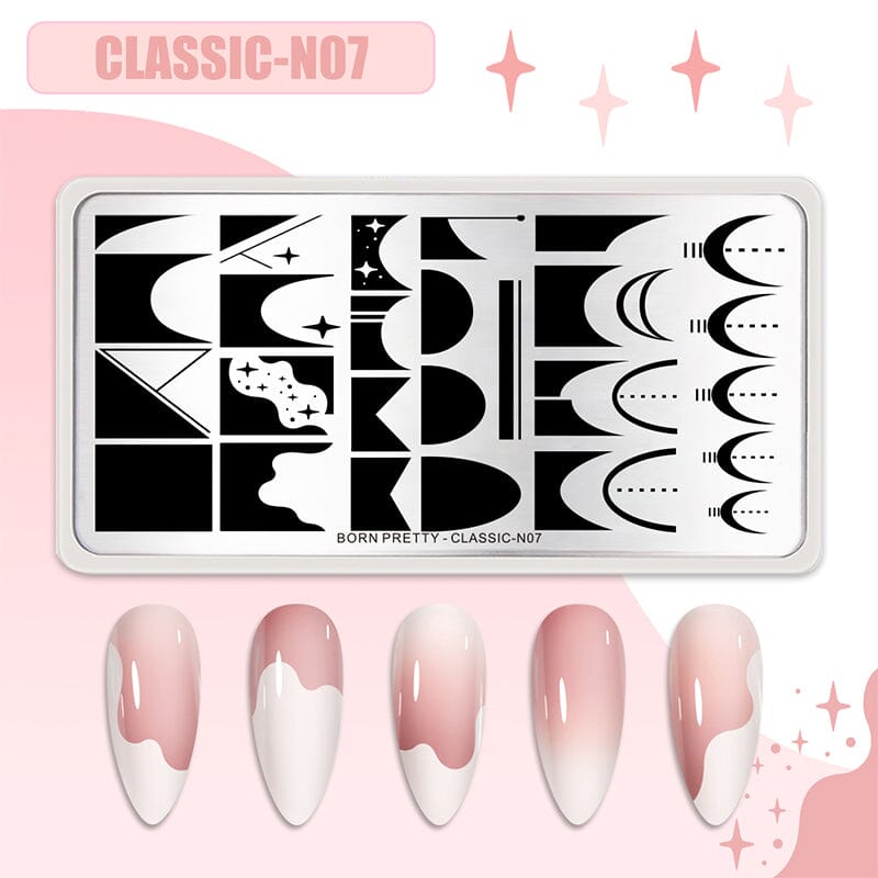 Stamping Plate CLASSIC-N07 Nail Stamping BORN PRETTY 
