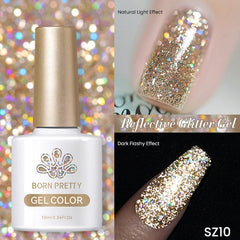 Glitter Reflective Gel Polish SZ10 Dream Star 10ml Gel Nail Polish BORN PRETTY 