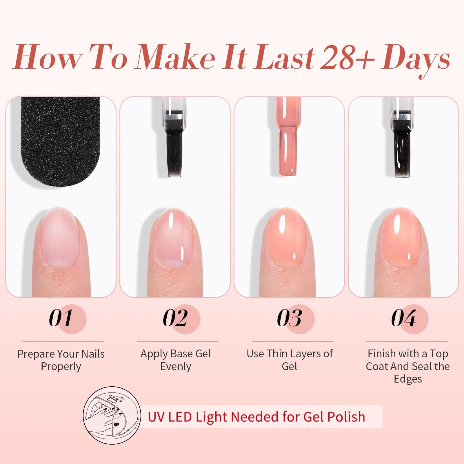 4 Colors Floral Hush Milky Jelly Gel 7ml Gel Nail Polish BORN PRETTY 