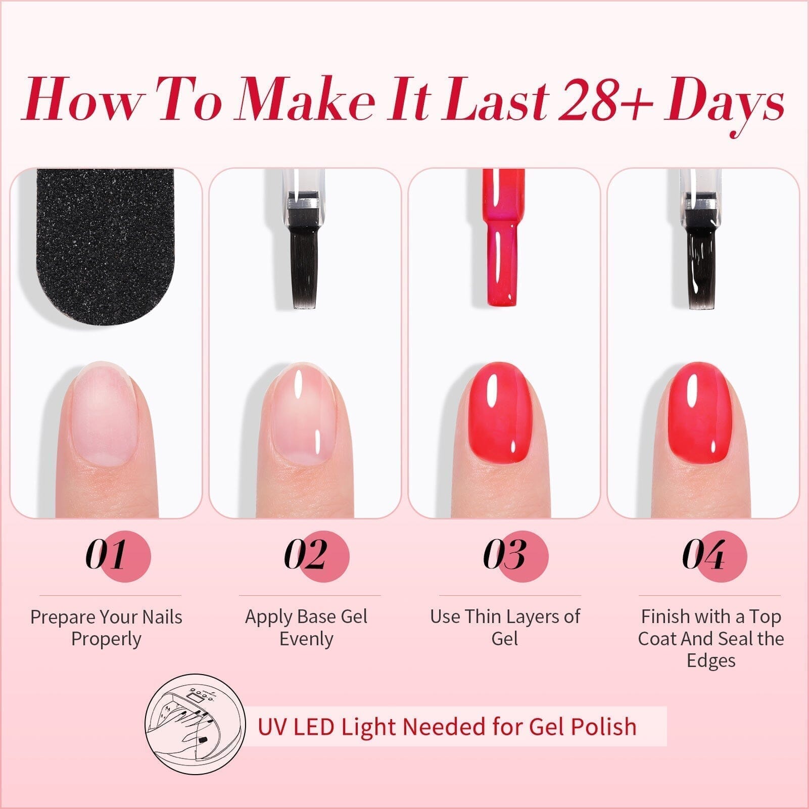 4 Colors Red Milky Jelly Gel Polish Ruby Regalia 7ml Gel Nail Polish BORN PRETTY 