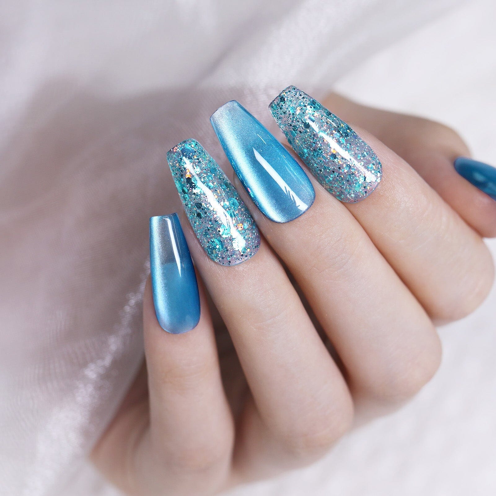 4 Colors Blue Starlight Jelly Gel 5ml Gel Nail Polish BORN PRETTY 