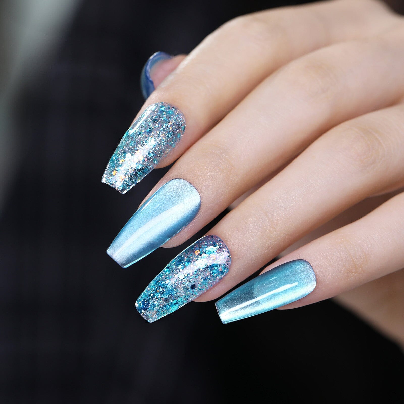 4 Colors Blue Starlight Jelly Gel 5ml Gel Nail Polish BORN PRETTY 