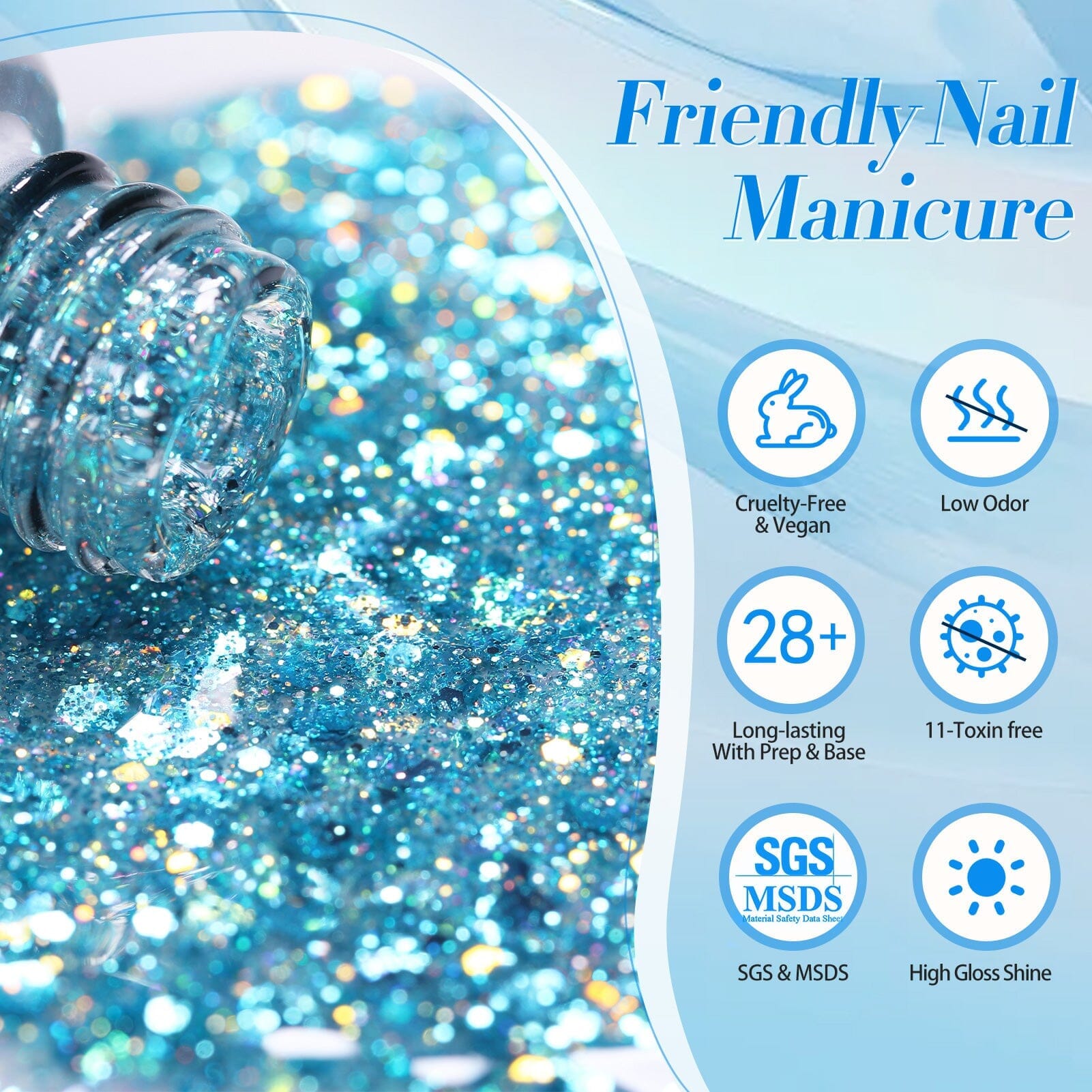 4 Colors Blue Starlight Jelly Gel 5ml Gel Nail Polish BORN PRETTY 