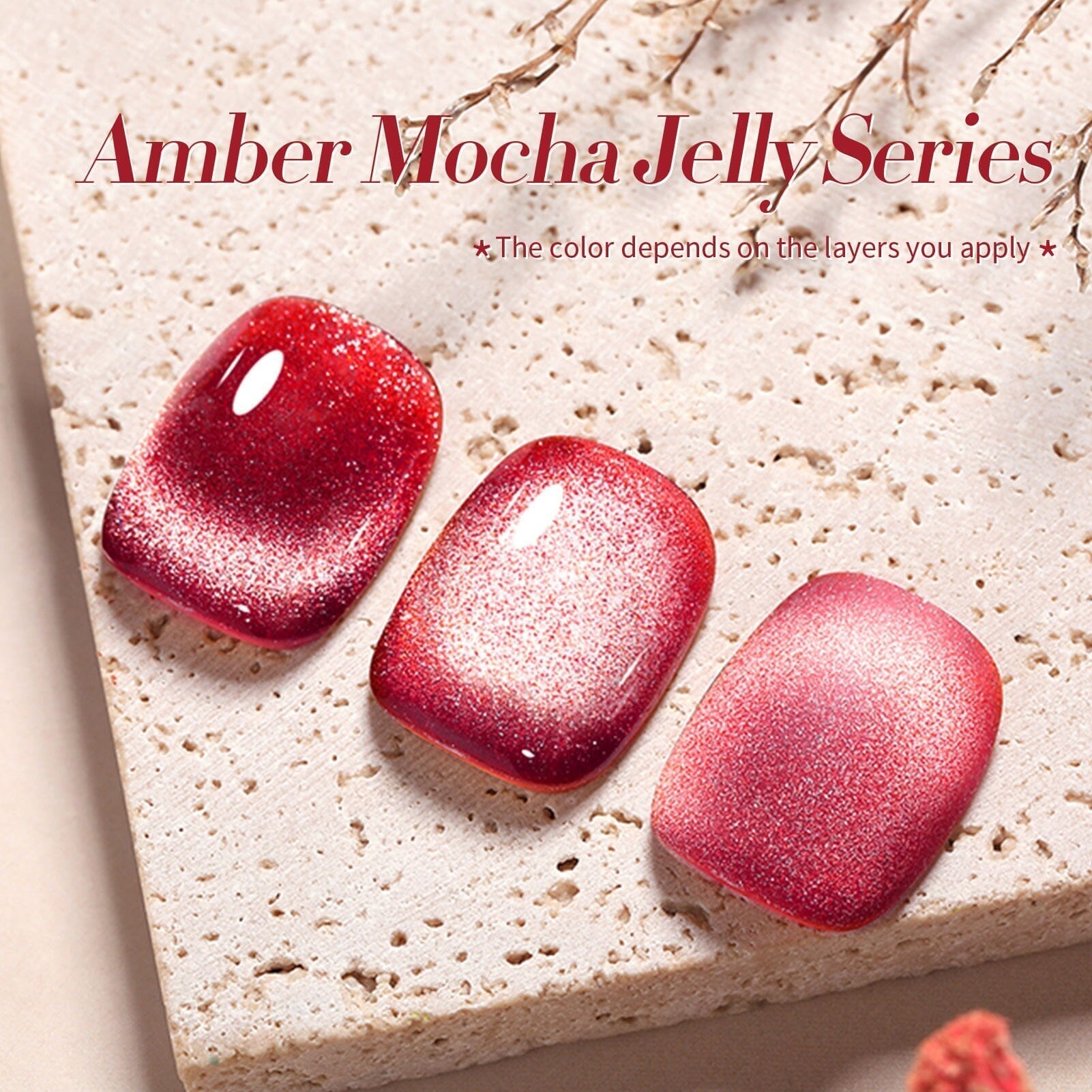 Jelly Gel Polish Amber Mocha #03 5ml Gel Nail Polish BORN PRETTY 