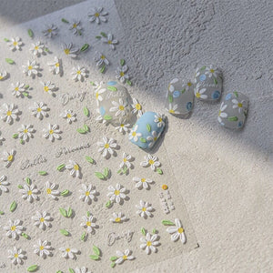 Flowers 3D Nail Sticker HG-5D196 Nail Art No Brand 