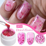 Dried Flower Nail Gel 8ml Gel Nail Polish LILYCUTE DF02 