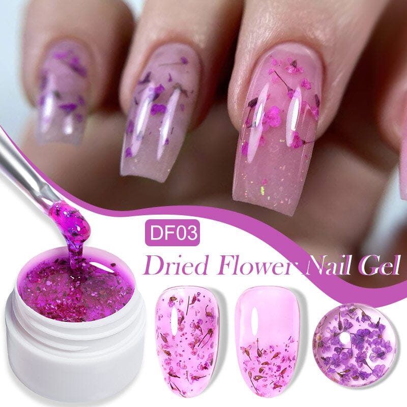 Dried Flower Nail Gel 8ml Gel Nail Polish LILYCUTE DF03 