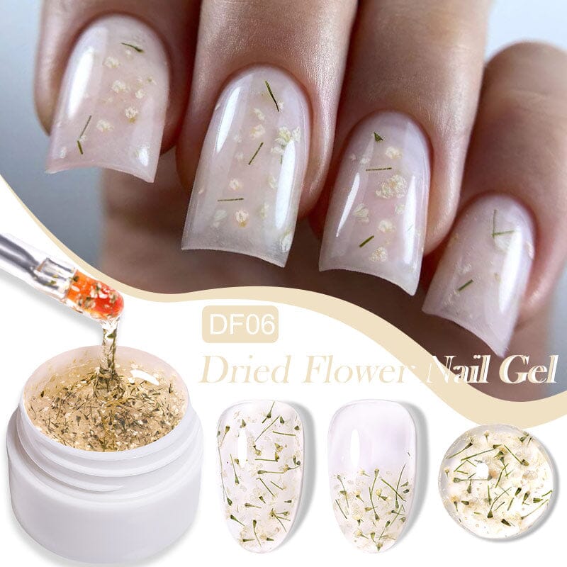 Dried Flower Nail Gel 8ml Gel Nail Polish LILYCUTE DF06 