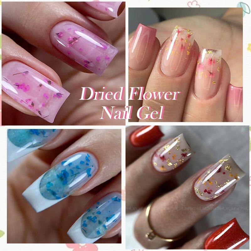 Dried Flower Nail Gel 8ml Gel Nail Polish LILYCUTE 
