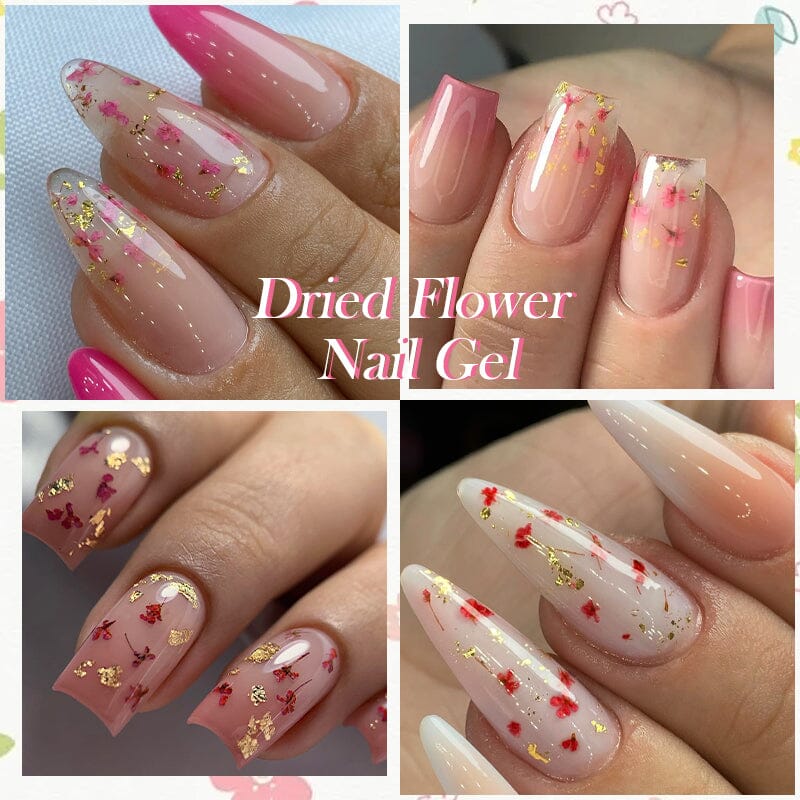 Dried Flower Nail Gel 8ml Gel Nail Polish LILYCUTE 