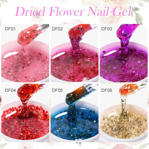 Dried Flower Nail Gel 8ml Gel Nail Polish LILYCUTE 