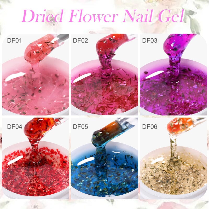 Dried Flower Nail Gel 8ml Gel Nail Polish LILYCUTE 